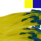 [4062-160F] Flared 2-Stop Solvent Resistant Pump Tubing, yel-blu, 1.52 mm, 12 Pack 