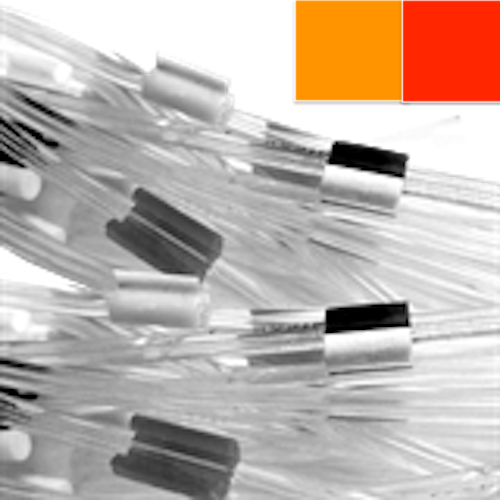 [4062-407F] Flared 2-Stop Standard PVC Pump Tubing, red-org 0.19 mm, 12 Pack 