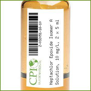 [Z-032051-16-10] Heptachlor Epoxide Isomer A Solution, 10 mg/L, 2 x 5 ml