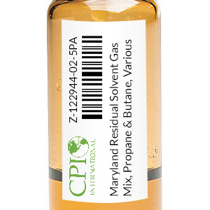 [Z-122944-02-5PAK] Maryland Residual Solvent Gas Mix, Propane & Butane, Various Concentration, 5 x 1 ml