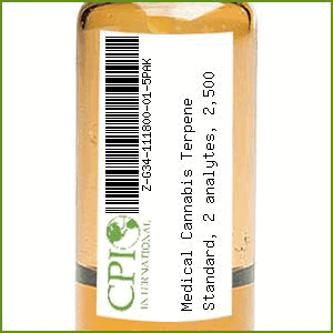 [Z-G34-111800-01-5PAK] Medical Cannabis Terpene Standard, 2 analytes, 2,500 mg/L, 5 x 1mL