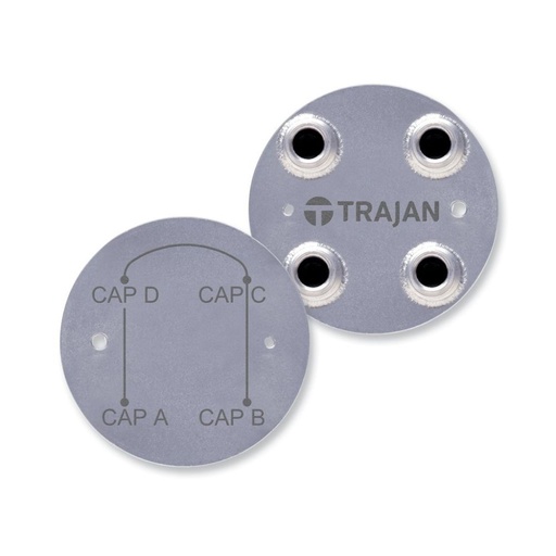 [123734] Microchannel Device Only, Ports A 0.53 mm OD, Port B, C, & D 0.25/0.32 mm ID SilFlow GC 4 Port Splitter Kit