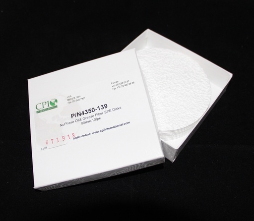 [4350-139] Nu•Phase™ Oil and Grease SPE Disks, 90mm