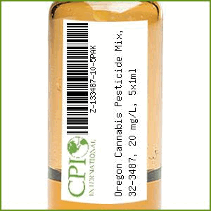 [Z-133487-10-5PAK] Oregon Cannabis Pesticide Mix, 32-3487, 20 mg/L, 5x1ml